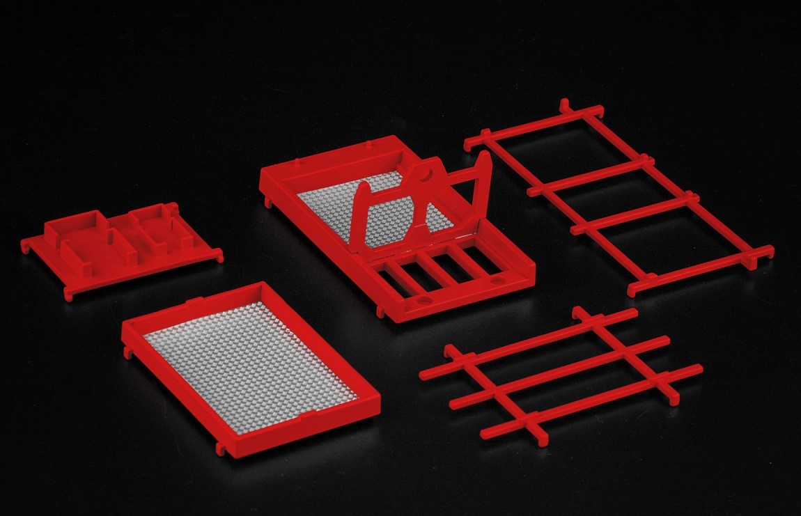 IMC MODELS – Red Chassis Set for DEMAG AC 700-9 – 1/50 – IMC33-0195