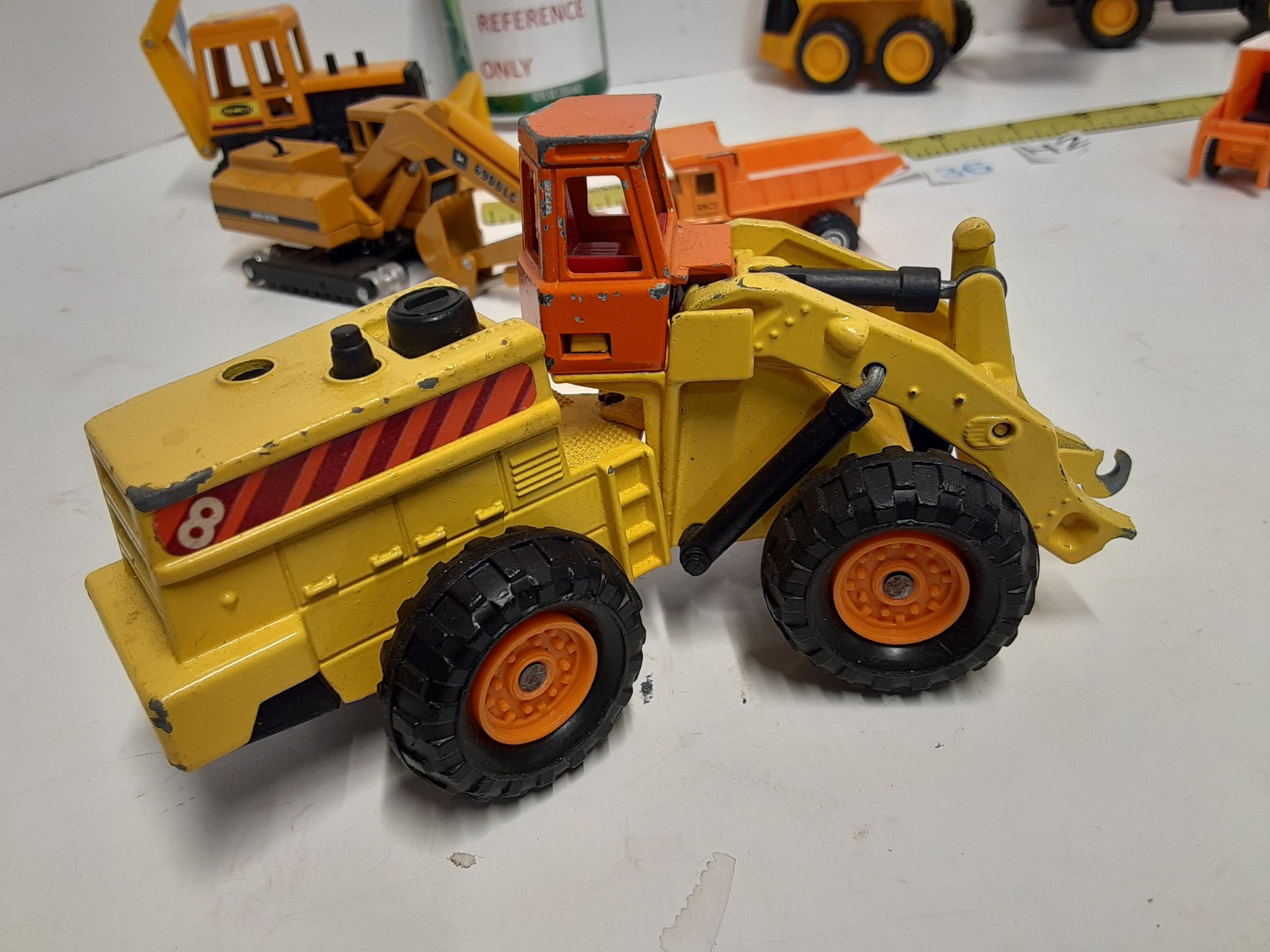 Vintage Majorette Articulated Front End Loader 1:56 &Other Diecast/Plastic Toys
