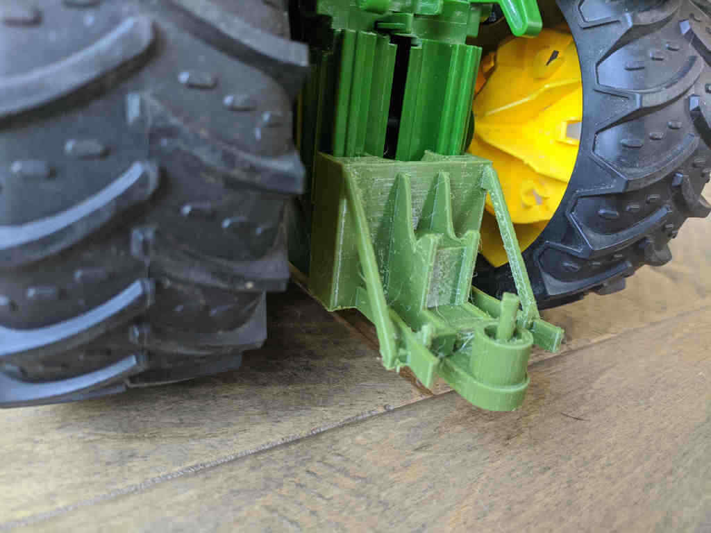 Hitch Tow Assembly Receiver Block for Bruder John Deere 7930 1/16 Tractor