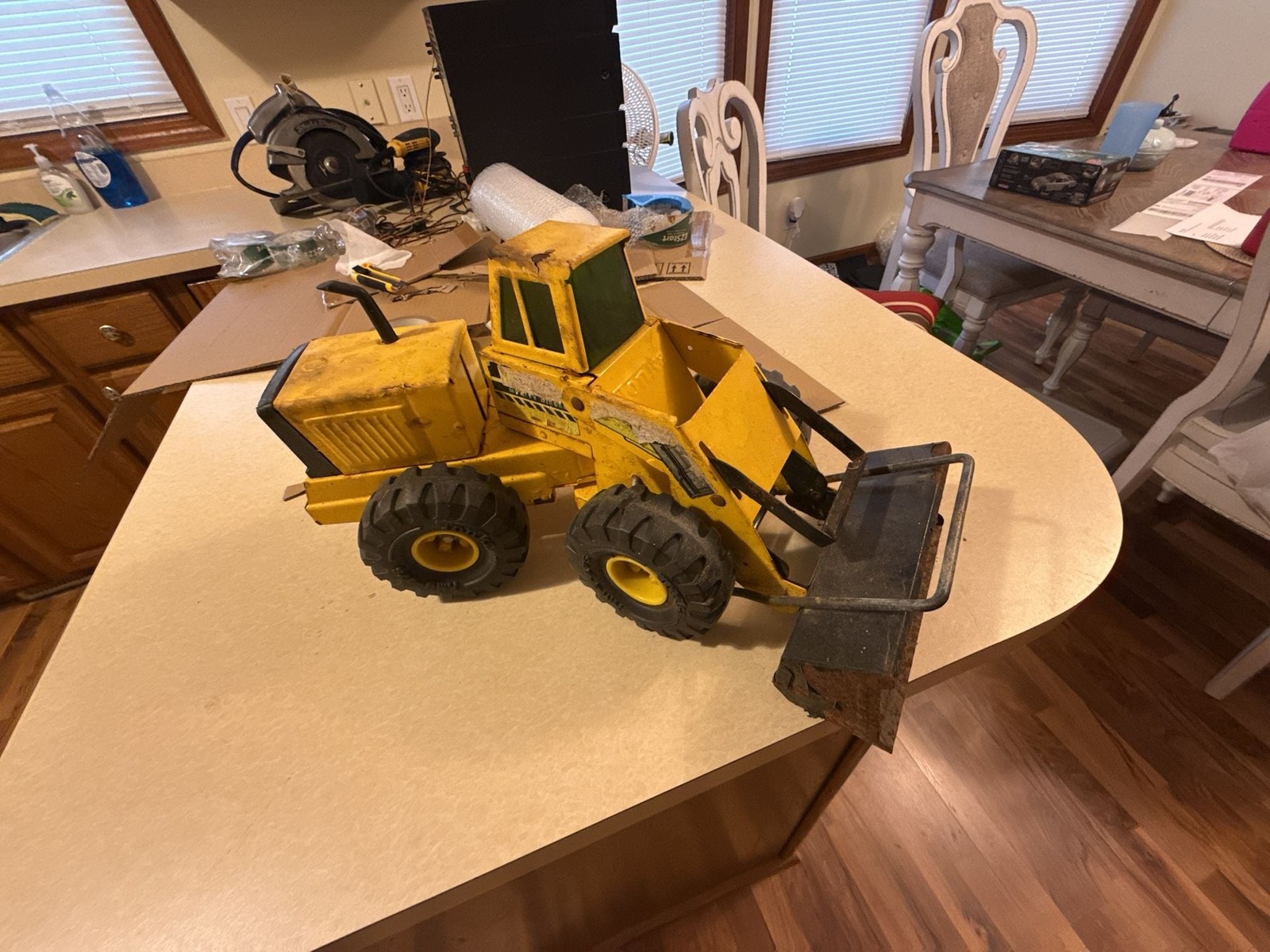 Vintage Tonka Turbo-Diesel XMB-975 Pressed Steel Front End Loader