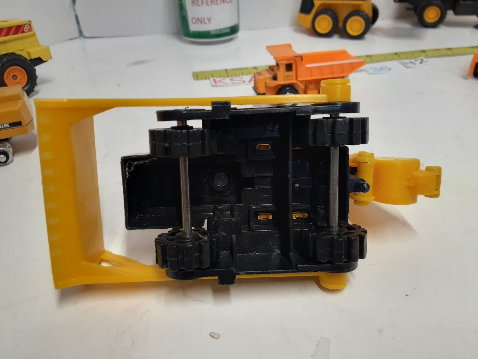 Vintage Majorette Articulated Front End Loader 1:56 &Other Diecast/Plastic Toys