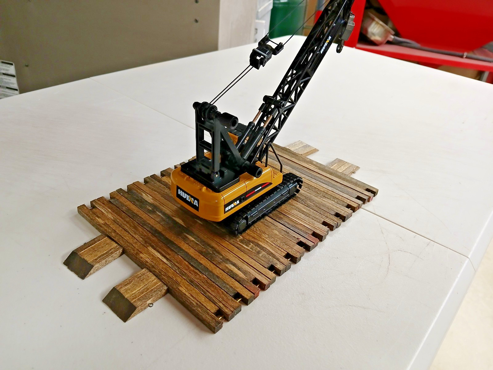 Crane Mats w/Ramps (12) 1/4″ Wood Mats & Ramps) 1/50th 1/48th. Hand Made By ETC.