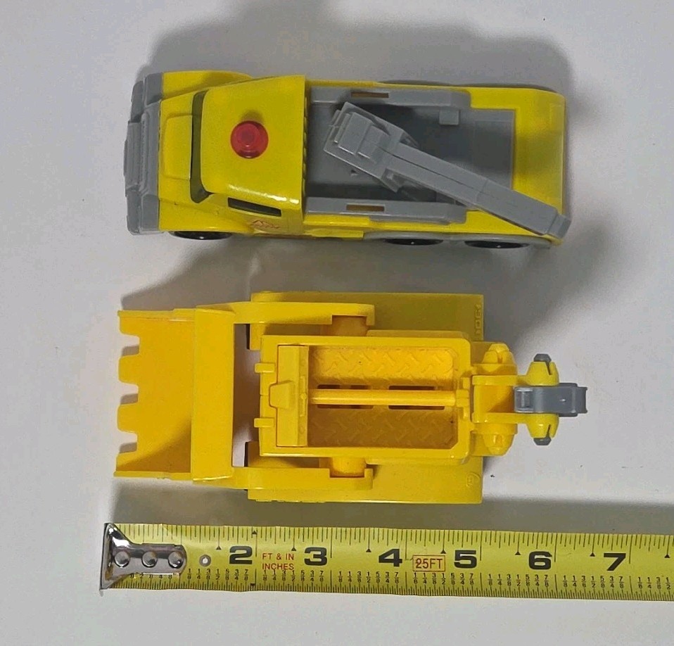 Toy Construction Vehicle Lot 7pc Bulldozer Crane Dump Truck Excavator