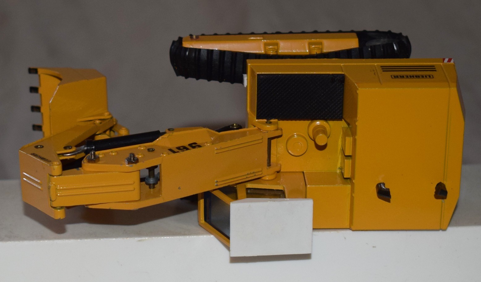 Vintage Gescha 278 Liebherr 961 Excavator Crawler – 1:50 Diecast in Original Box
