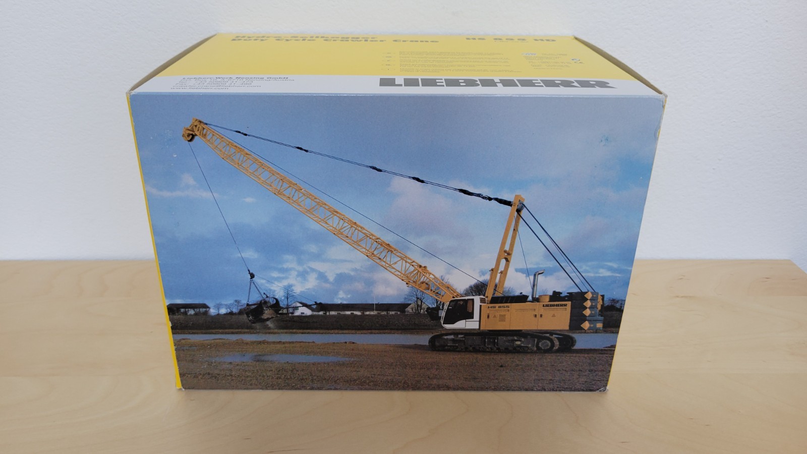 1/50 NZG 728/04 Liebherr HS 855 HD Dragline Crane (Weldex)