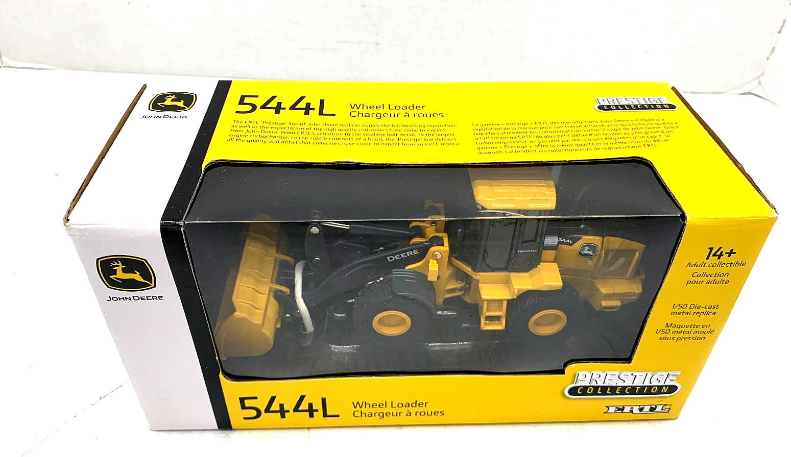2020 ERTL Prestige Collection John Deere 544L Wheel Loader Die-Cast Scale 1/50