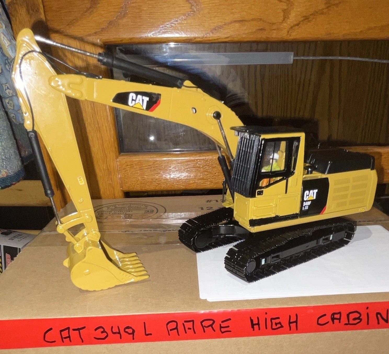 CAT 349F L Excavator Construction Equipment Diecast Model 1:50 Yellow Black