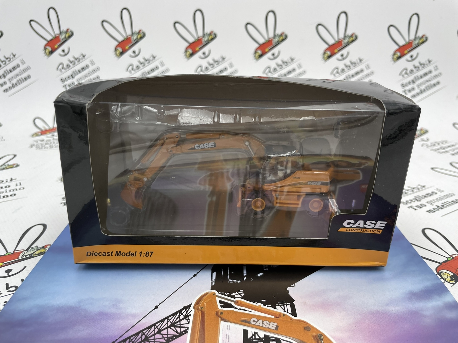 Die Cast Earthmoving Crawler Tractor Case 1850K 1/87