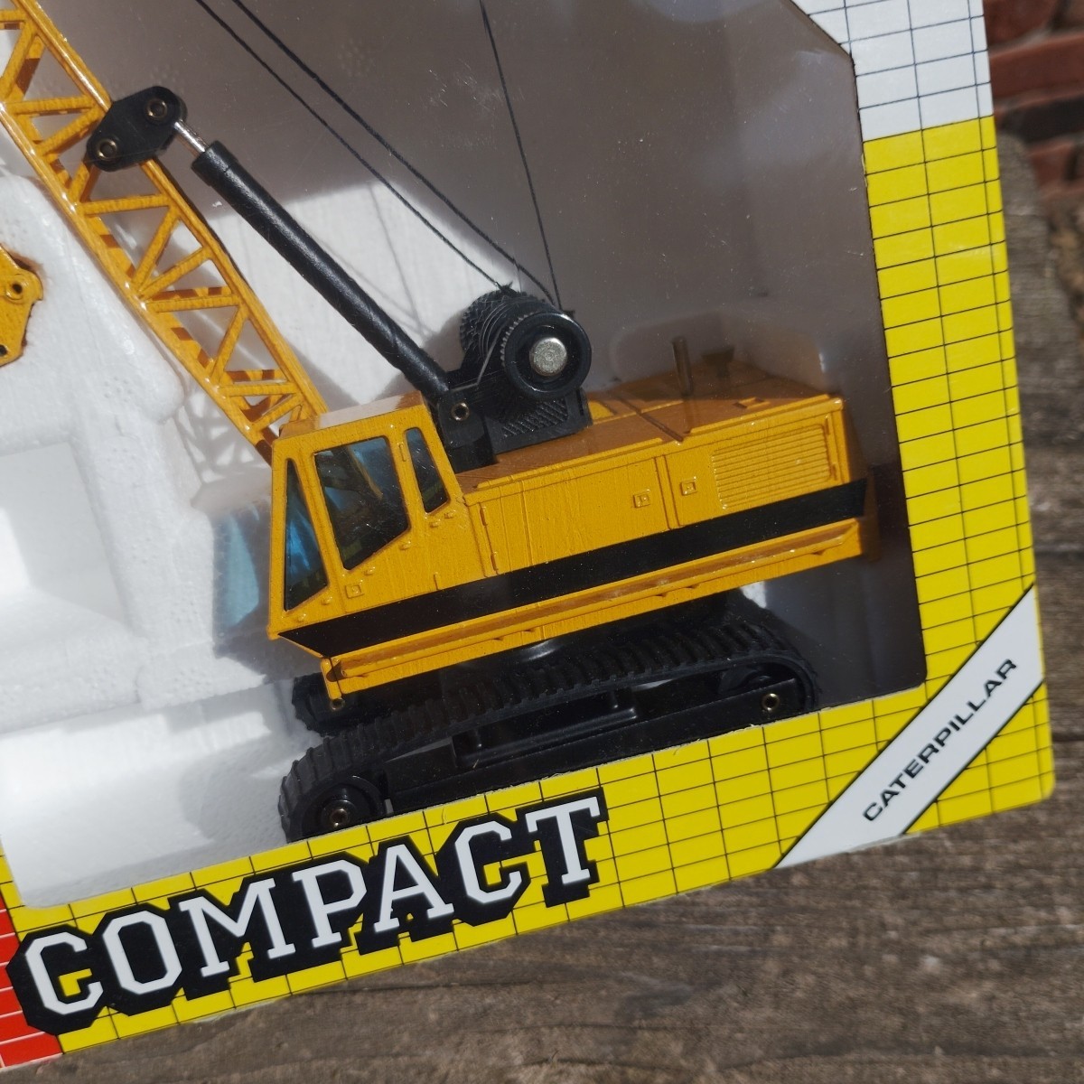 Vintage Joal Compact Ref. 225 Caterpillar Construction Crane Die-Cast w/ Box