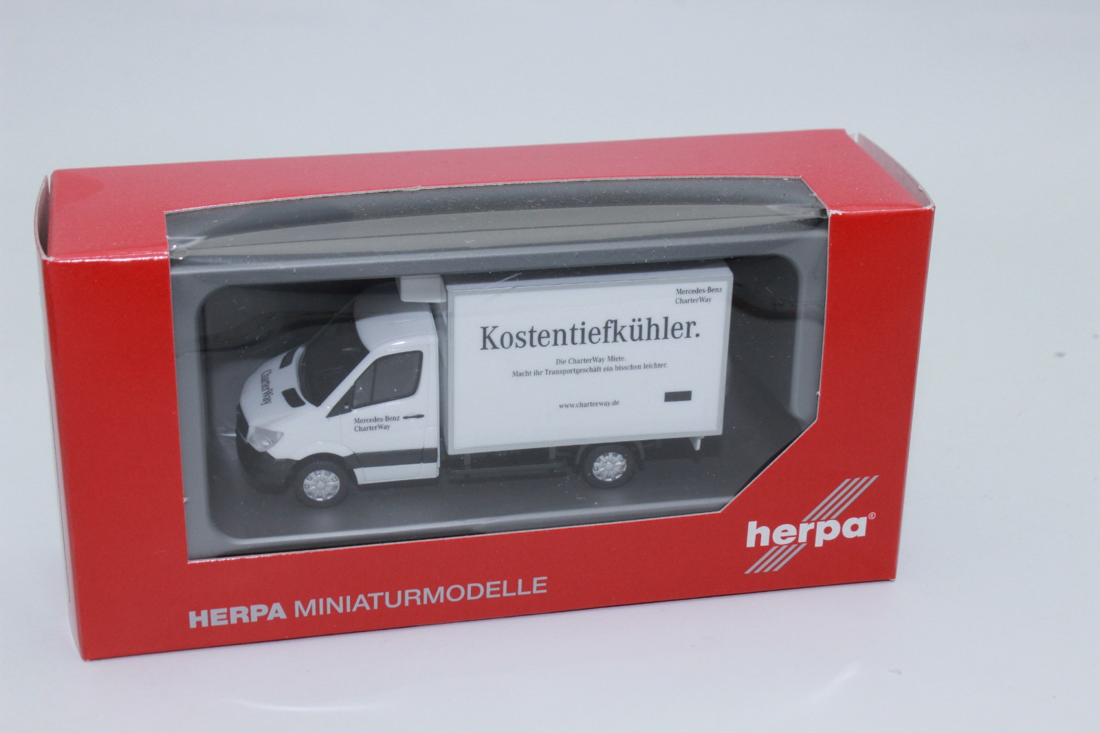 Herpa 093323 Chater Way Mercedes-Benz Sprinter Refrigerated Box 1:87 H0 New Original Packaging