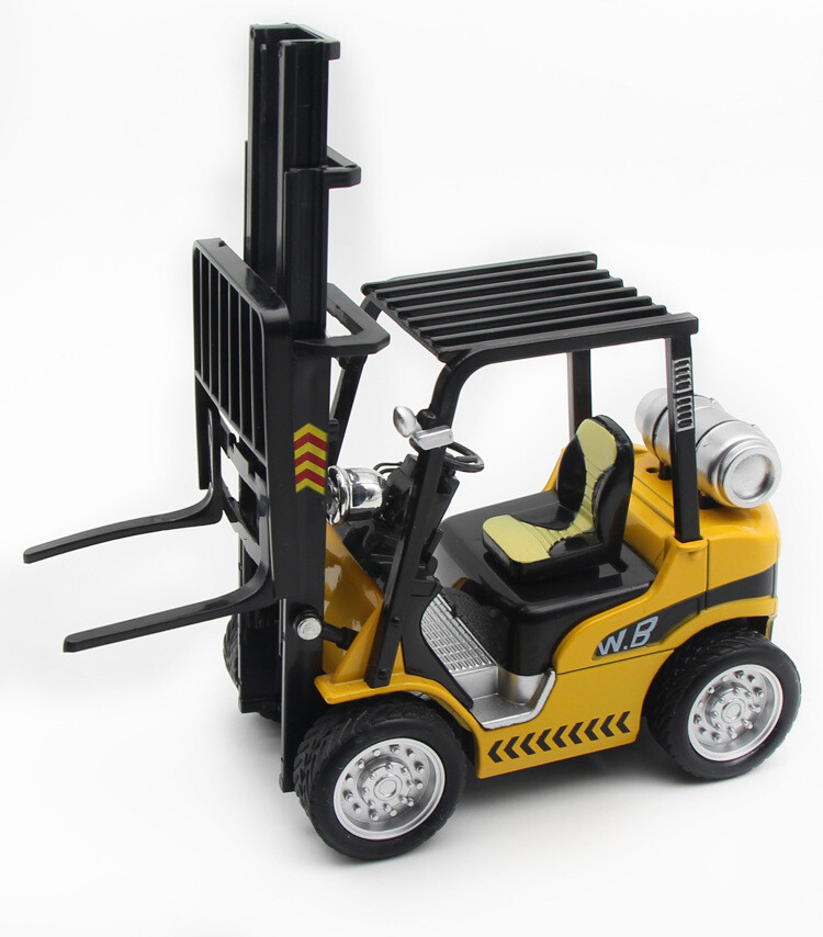1/24 Forklift Truck Construction Equipment Model Diecast Fork Truck Toy Vehicle