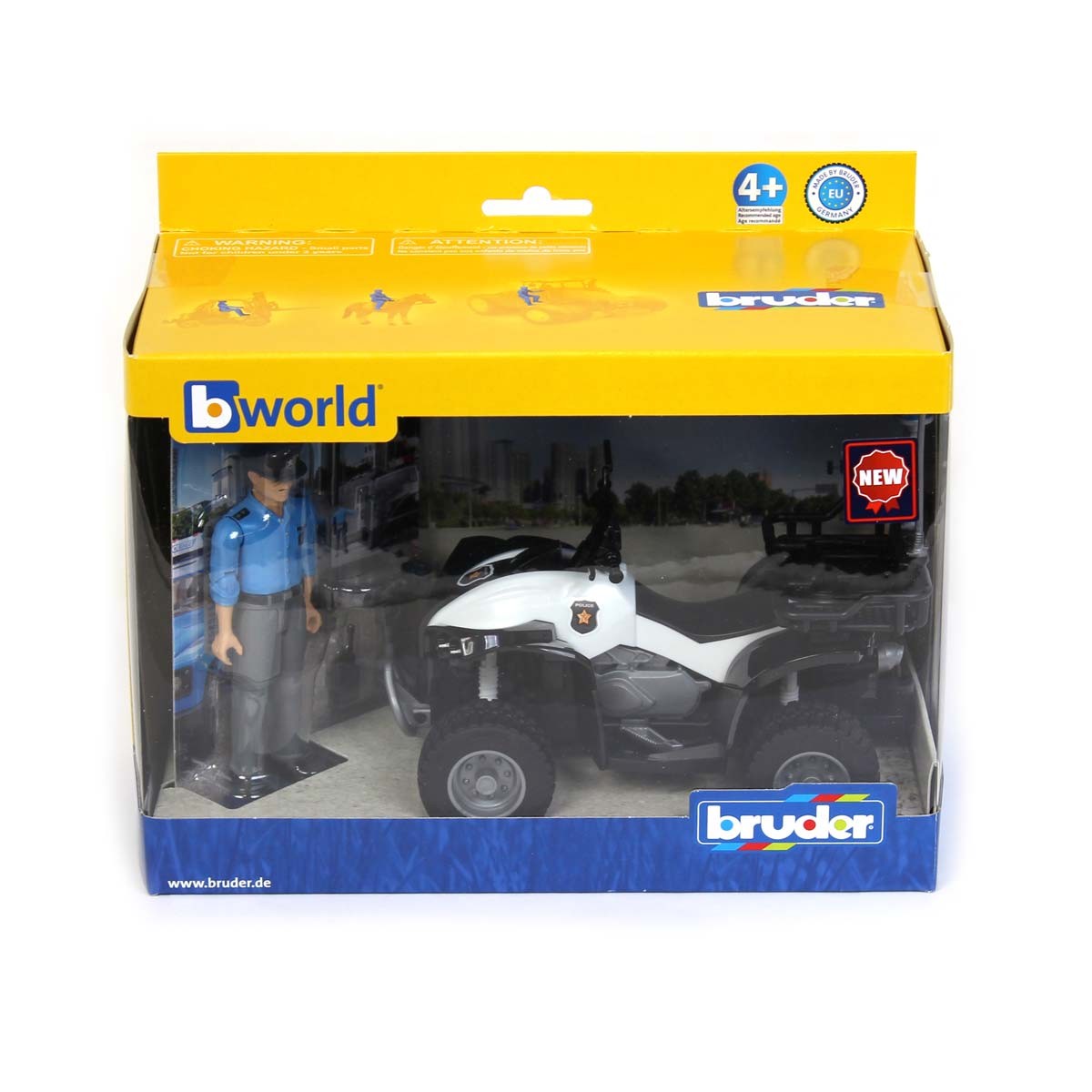 1/16 Police Four Wheeler with Policeman and Accessories