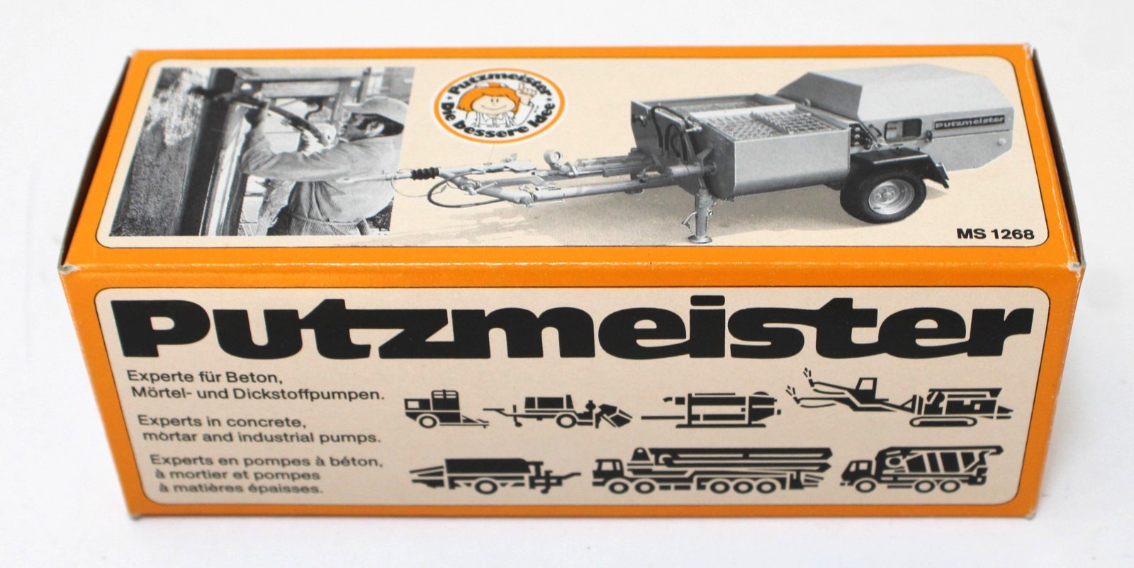Conrad 5402 Putzmeister P10/15 Concrete Worm Pump 1:35 VNM Boxed West Germany