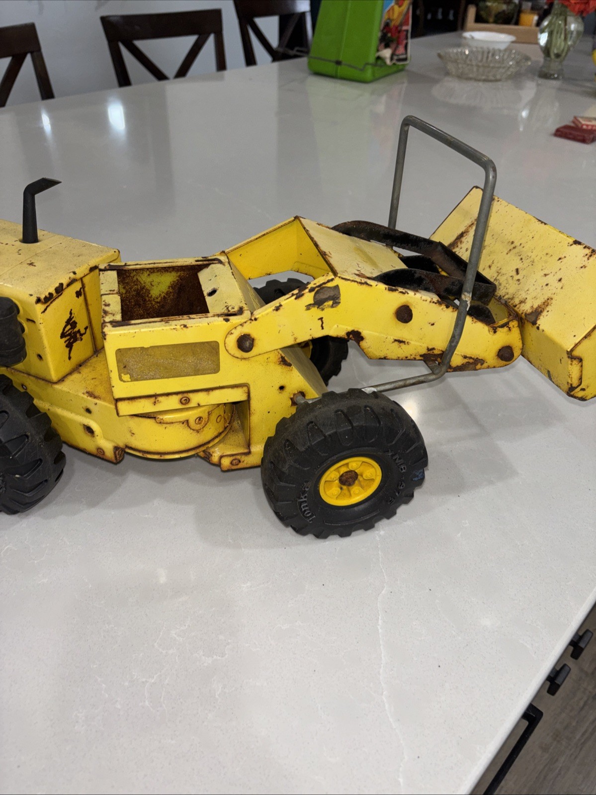 VTG Tonka Loader 1970’s Metal Toy Pressed Steel Construction