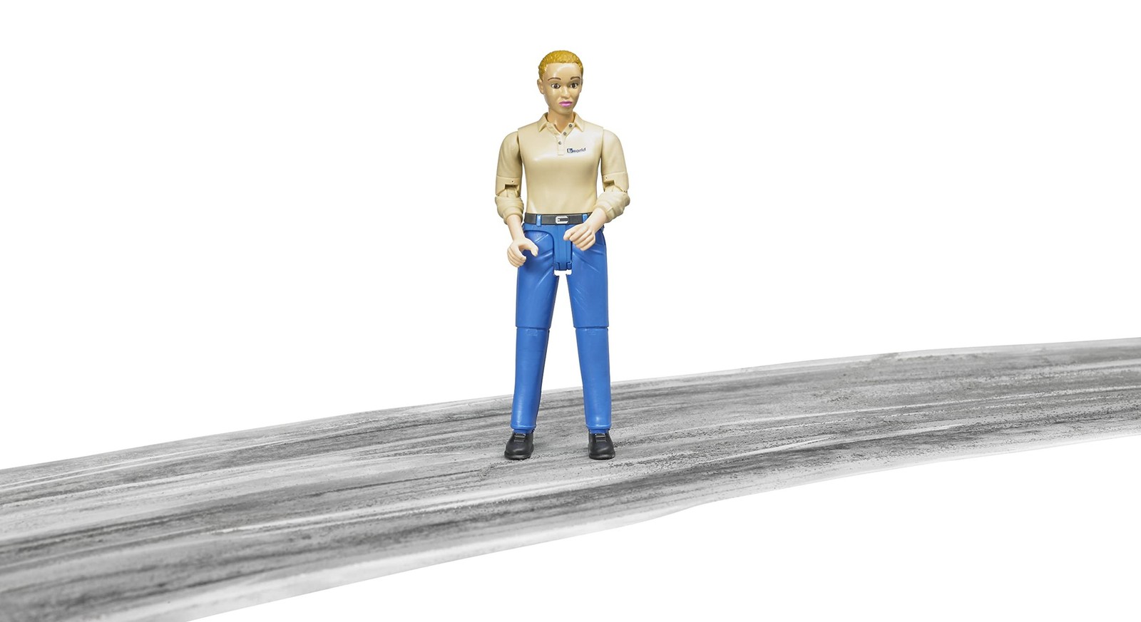 Bruder Toys – Bworld Woman Action Figure Light Skintoned and Blue Jeans with …