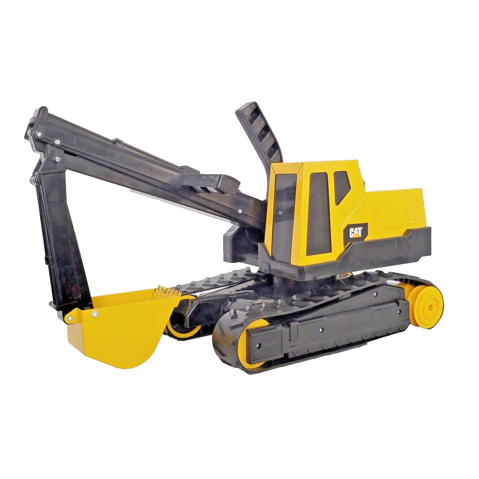 Funrise Cat CATERPILLAR Toy EXCAVATOR Construction Manual Digger Scooper