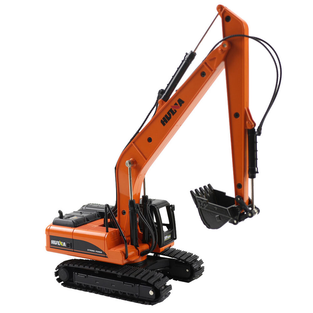 1:50 Excavator Construction Vehicle Model Diecast Toy Truck Boys Toys Kid Orange