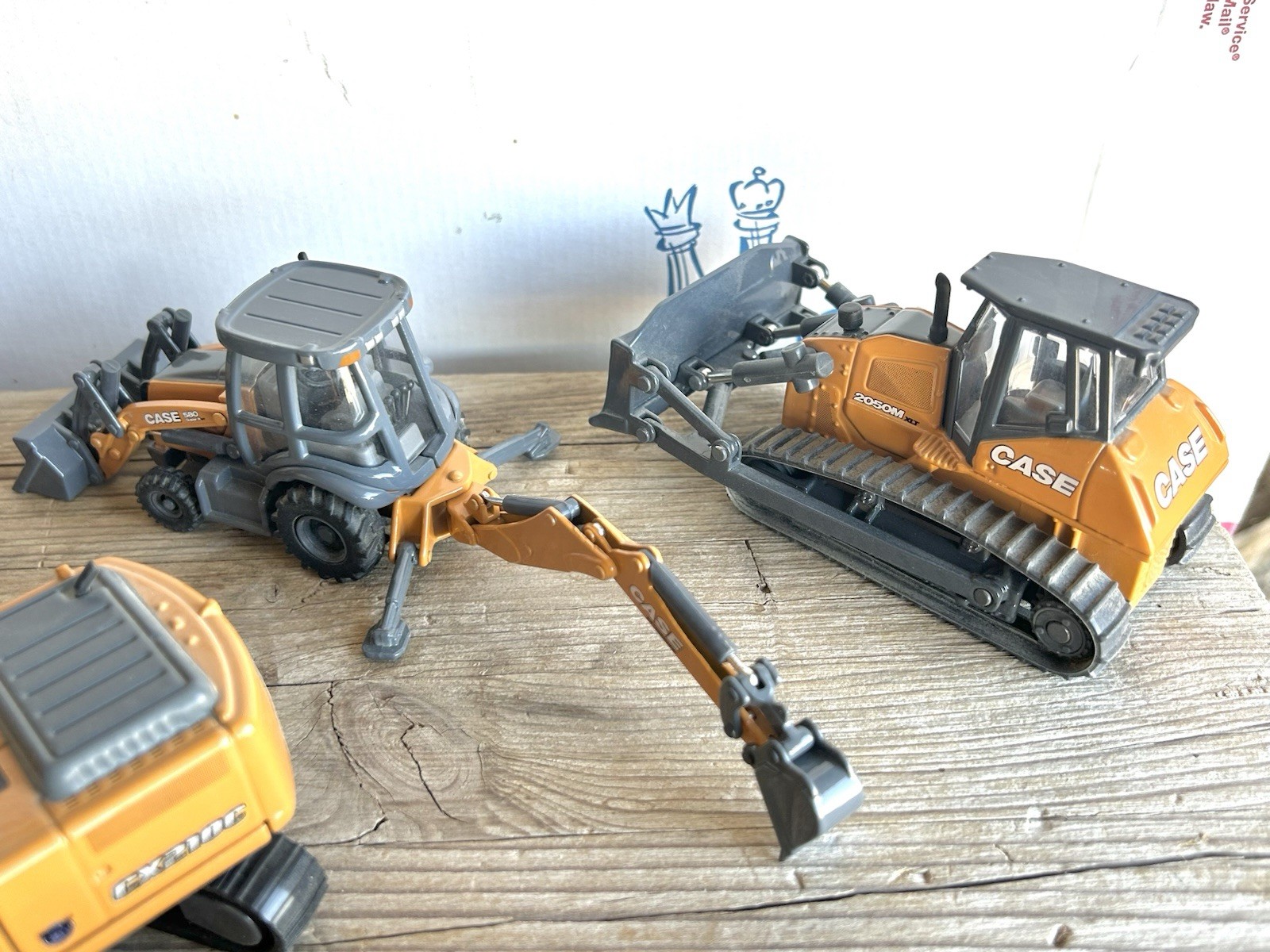 ERTL 1/50 Scale 6 Piece Lot of Case Construction Equipment -Great Mixed Variety!