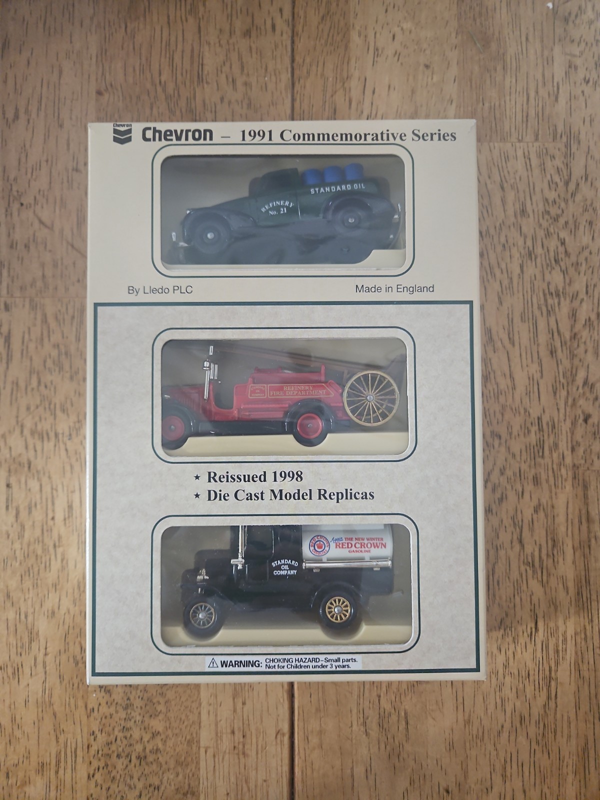 Chevron 1991 Commemorative Series Reissued 1998 3-Pack