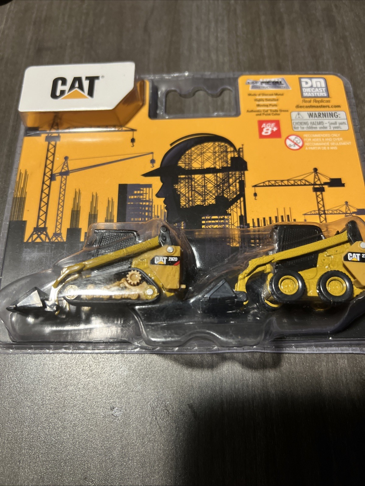 1:64 CAT 272D2 Steer Loader & 297D2 Track Loader — Diecast Masters Caterpillar