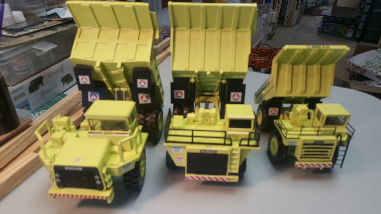 3 x EUCLID / TEREX Dump Trucks 33-07 / R-85B / R-35 $$$ FREE SHIPPING!!