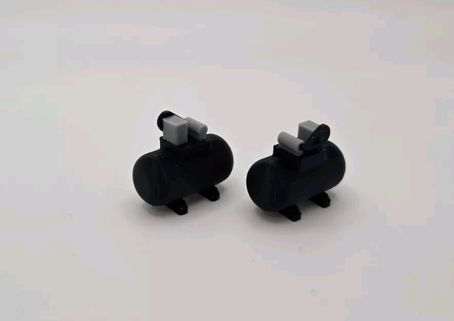 1/50 Scale Small Shop Compressor *2 Pack* in Black