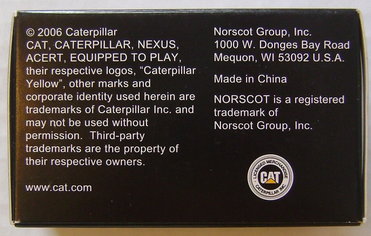Norscot Scale Models, Construction Mini’s, Cat D5G XL Track-Type Tractor (2)