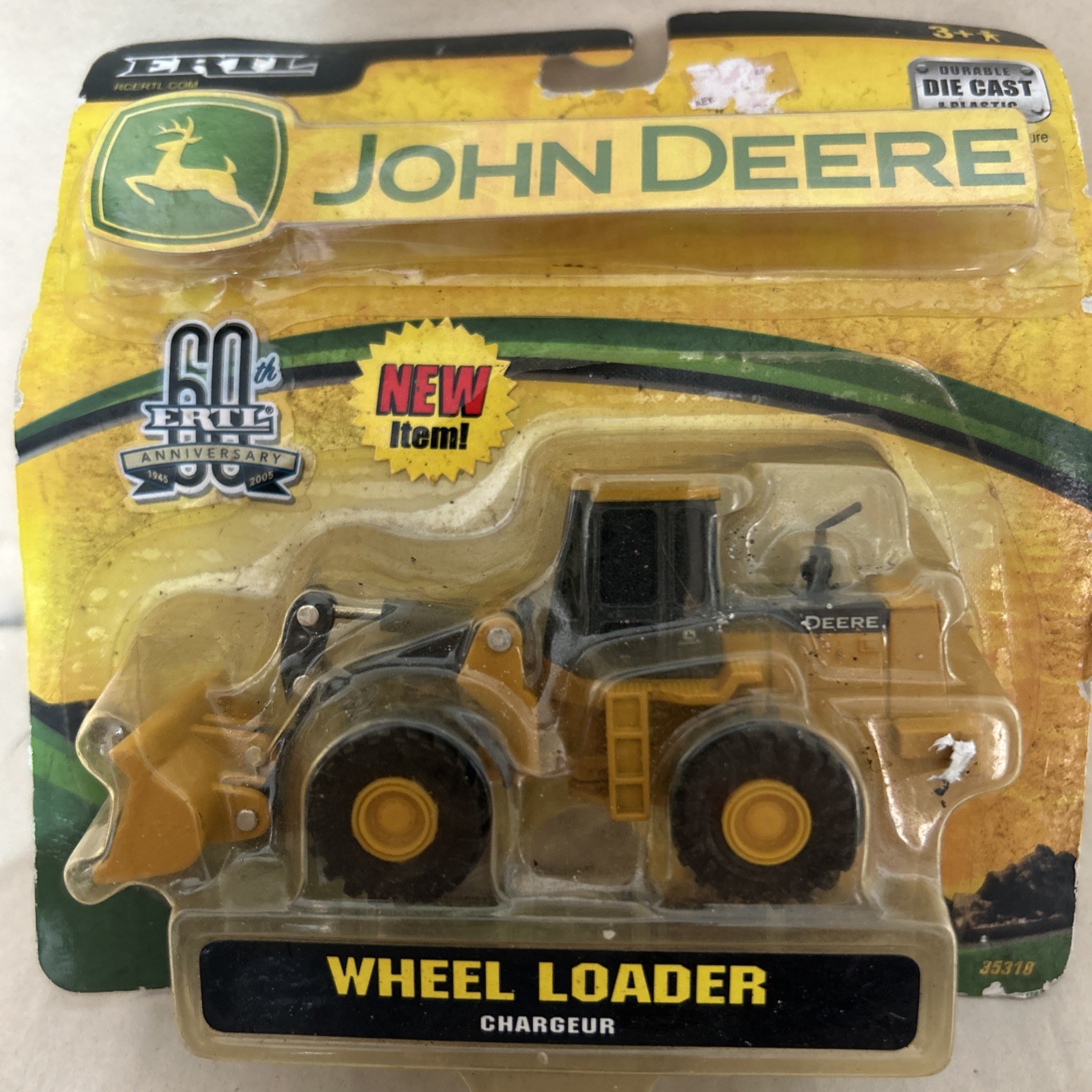 ERTL John Deere Diecast Construction Equipment – Wheel Loader – NIP – box 1