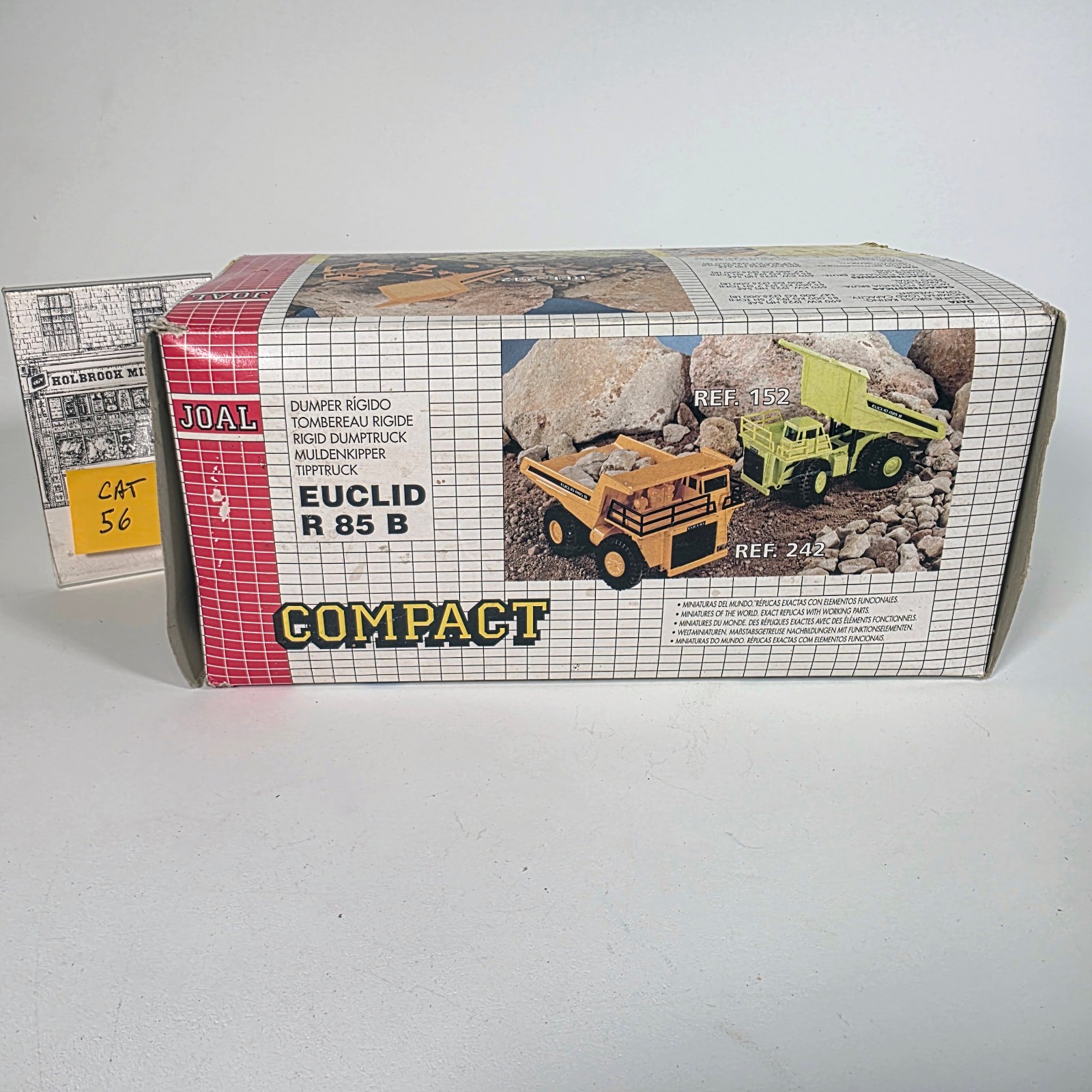 Joal Compact • Euclid R85 B Dumper Truck • Ref. 152 • Diecast 1:50 Scale