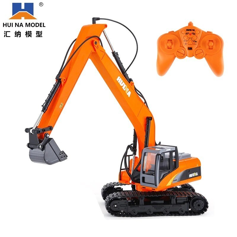 HUINA 1/14 Long Arm Alloy RC Remote Control Excavator Vehicle Gift For kids New