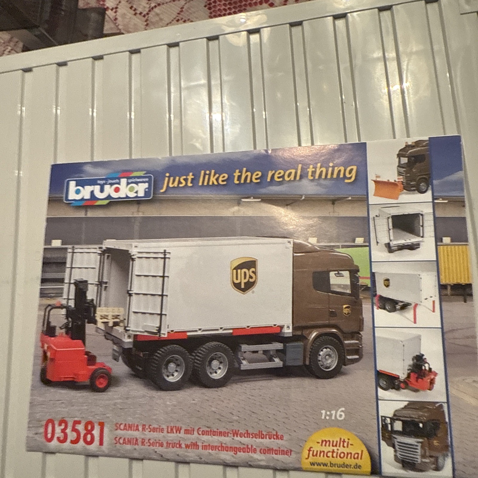 MACK GRANITE UPS TRUCK Made In GERMANY. BRUDER See Pictures