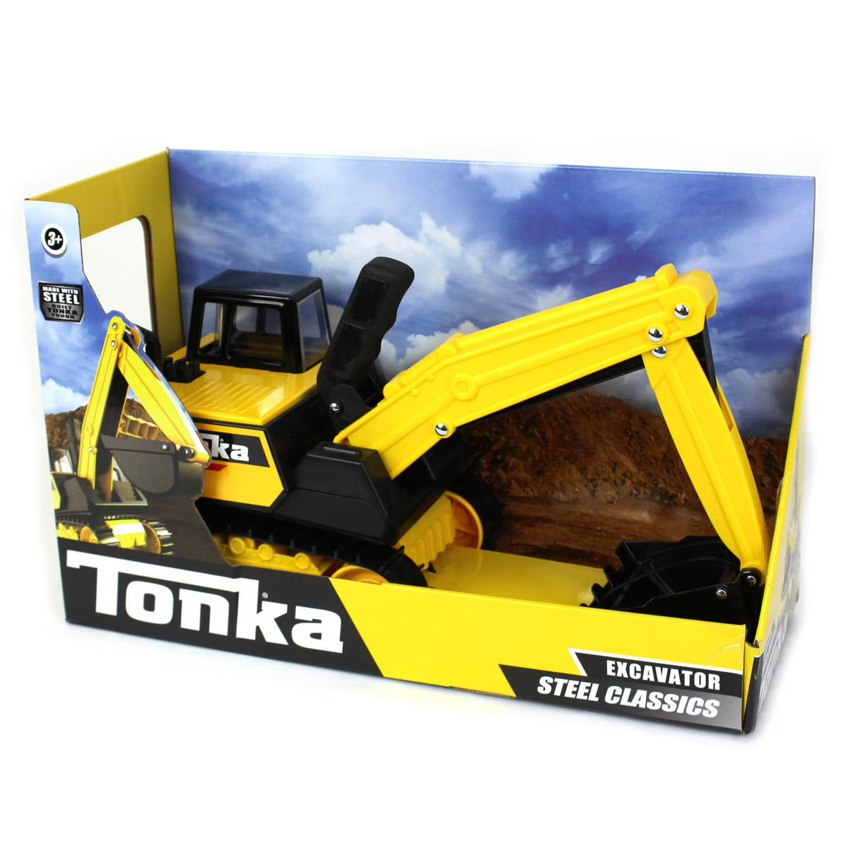 Tonka 6182 Mighty Excavator, Kids Construction Toys for Boys and Girls, Vehicle