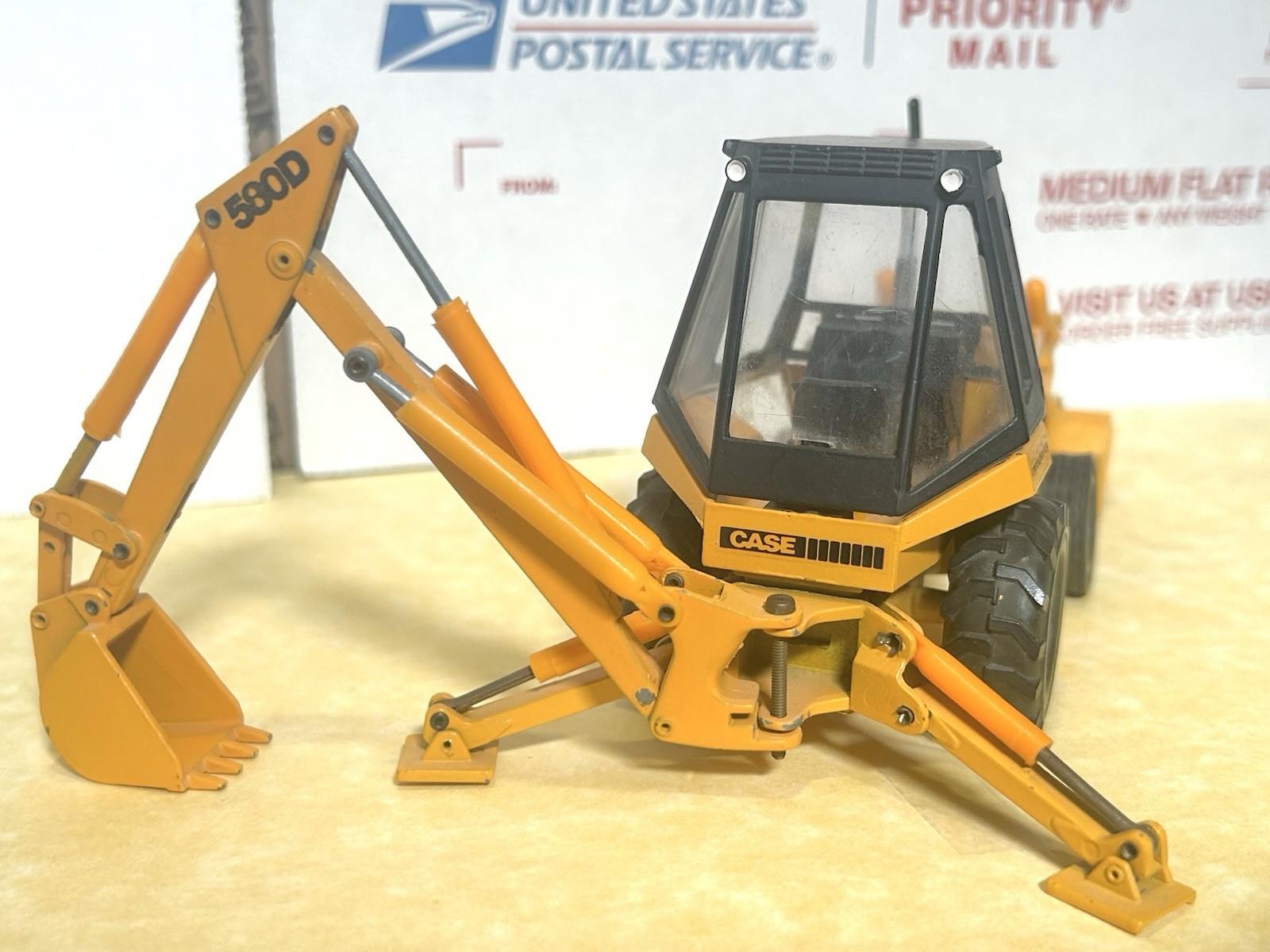 Conrad 1/35 Scale Case 580D Construction King Loader-Backhoe Ref. 2931 (Boxed)