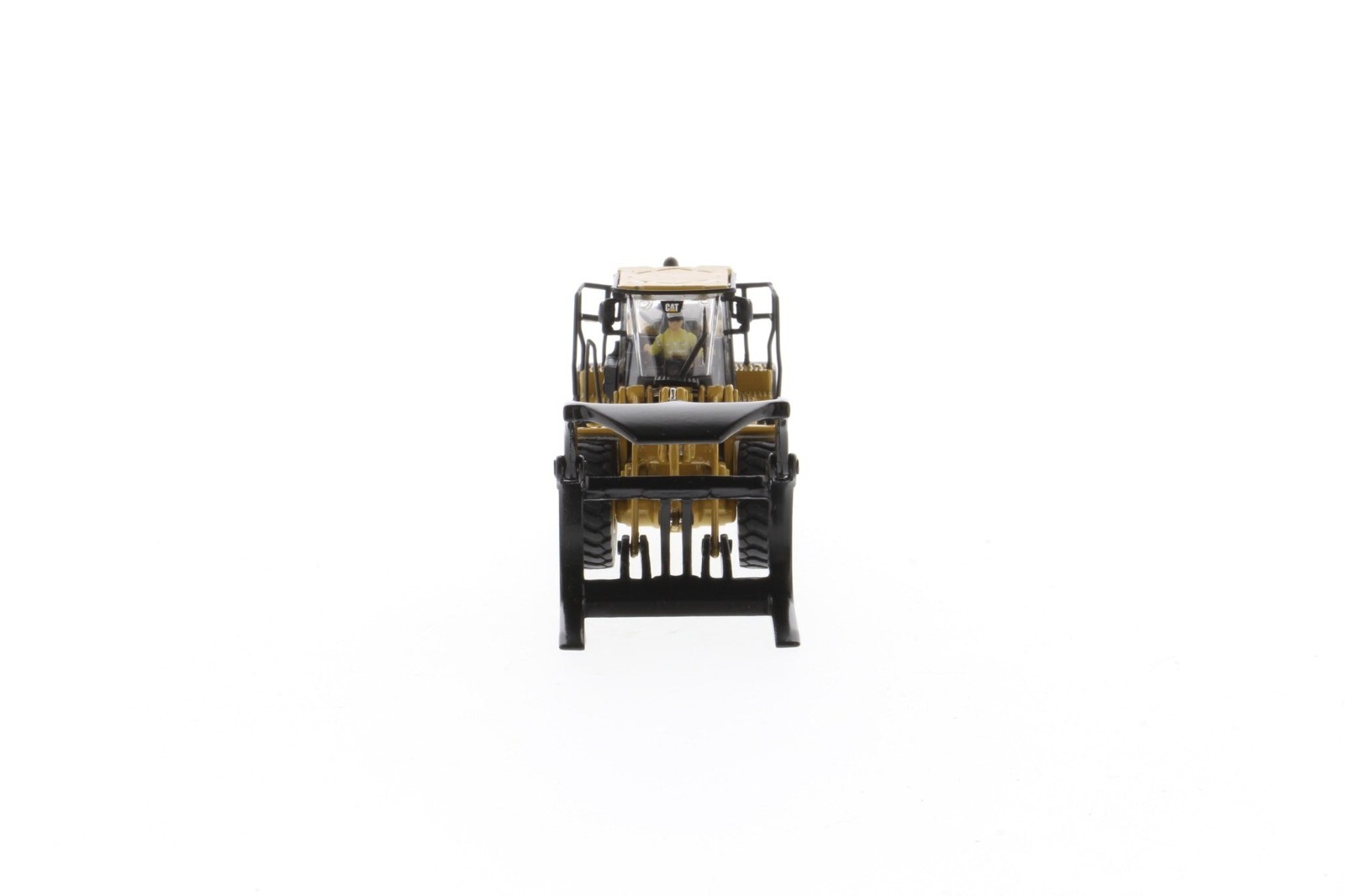 CAT 972M Wheel Loader w/ Log Fork 1:87 HO Scale Model – Diecast Masters 85950