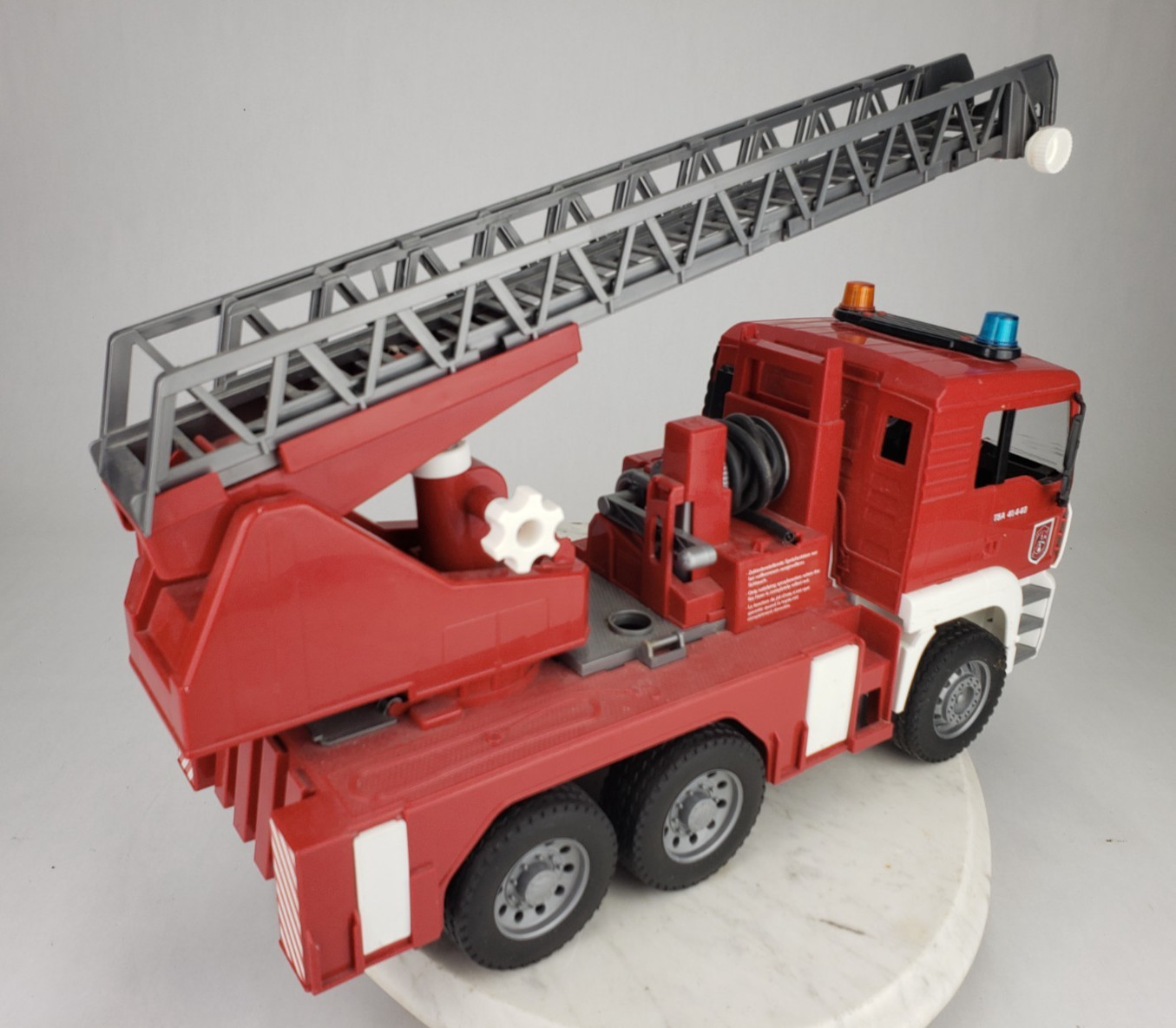 Bruder Toys Man Firetruck Ladder Hose Fire Engine Truck 2001