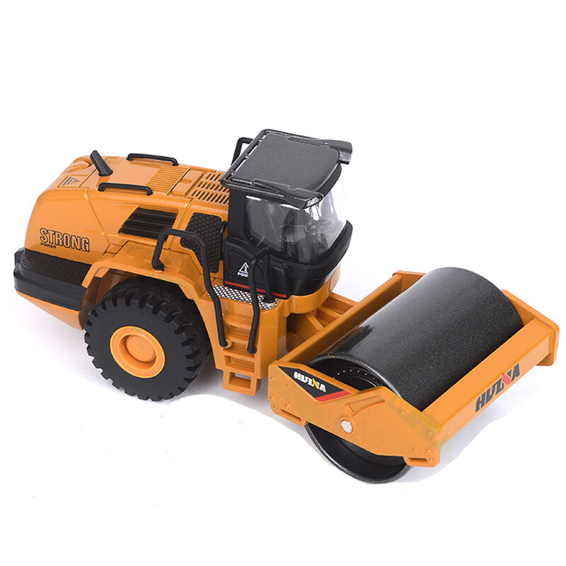 1/50 Road Roller Construction Vehicle Model Diecast Toy Trucks for Boys Kids