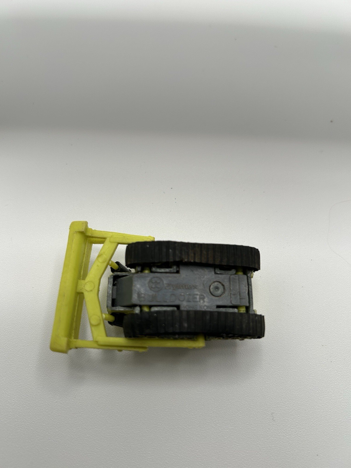 Vintage Zylmex Construction Bulldozer Tractor 1/64 Hong Kong RARE GREEN. D3