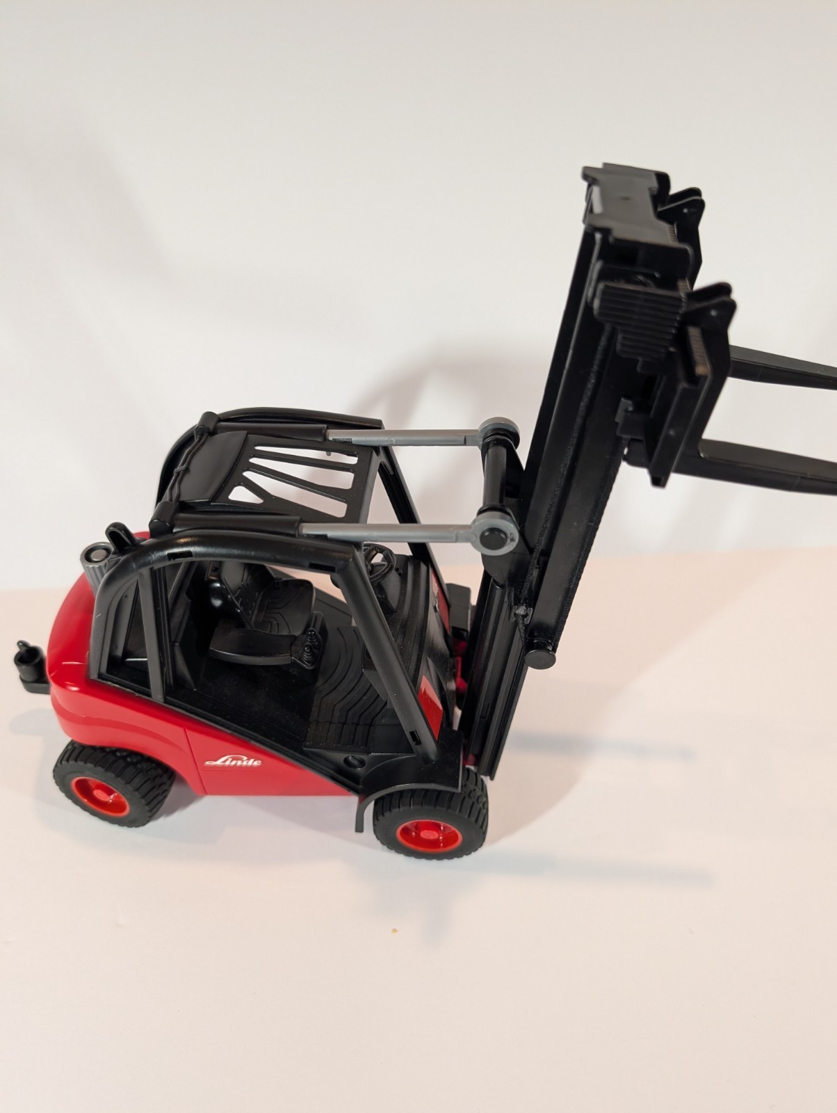 2004 Bruder Linde Forklift Construction Toy 1287/01 H30 Germany Working