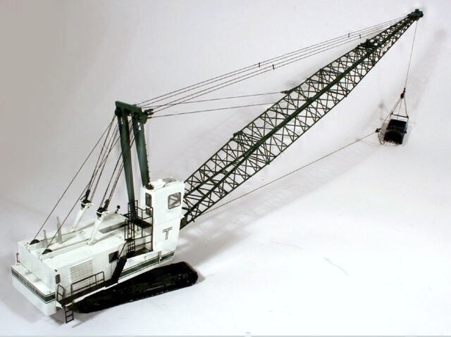 CCM 4600T Manitowoc 4600 Dragline Tidewater CCM Brass 1/87 Brand-new MIB