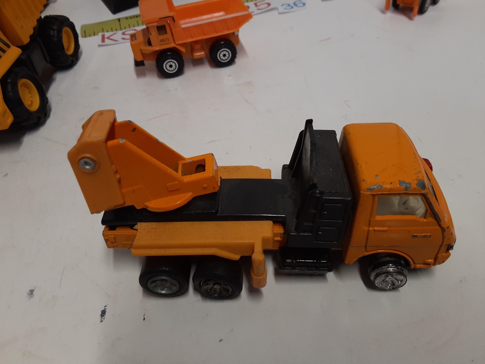 Vintage Majorette Articulated Front End Loader 1:56 &Other Diecast/Plastic Toys