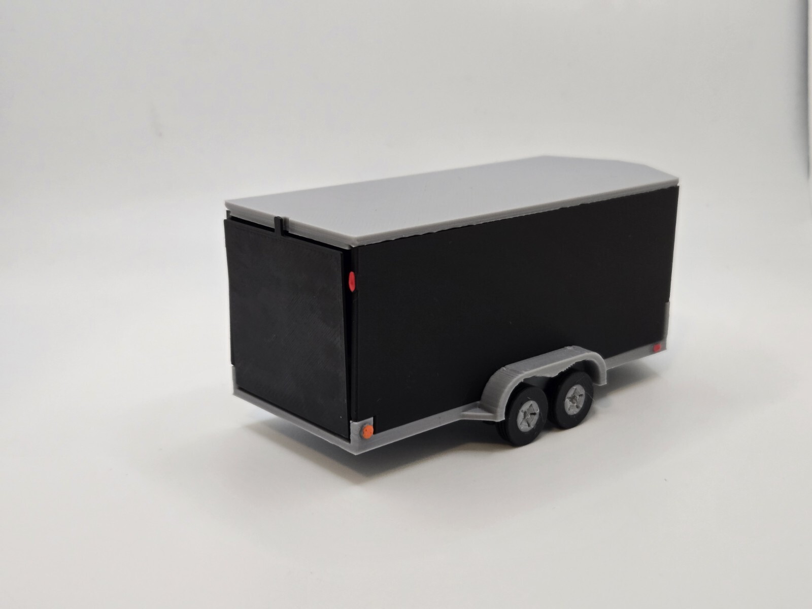 Custom 1/50 Scale Cargo Trailer in Black