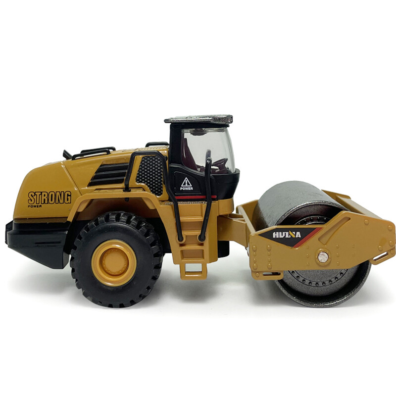 1/50 Road Roller Toy Construction Equipment Model Diecast Toy Vehicle Boys Toys