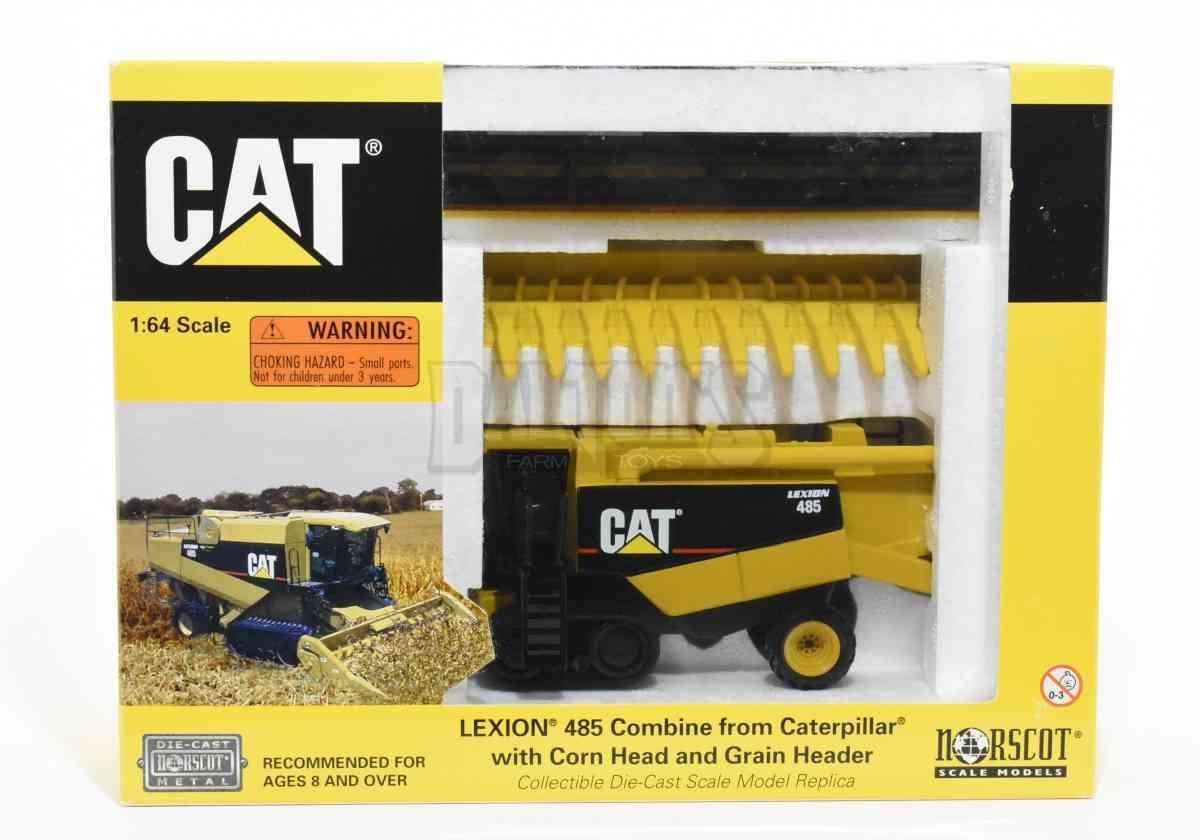 Norscot CAT Lexion 485 Combine 1/64 Diecast
