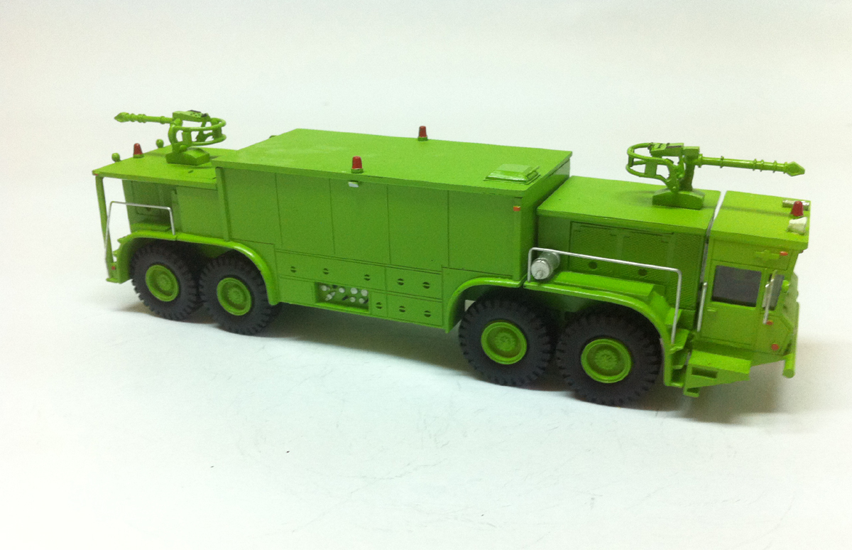 HO 1/87 Oshkosh P-15 Airport Rescue Fire Fighter ARFF – Ready Made Resin Model