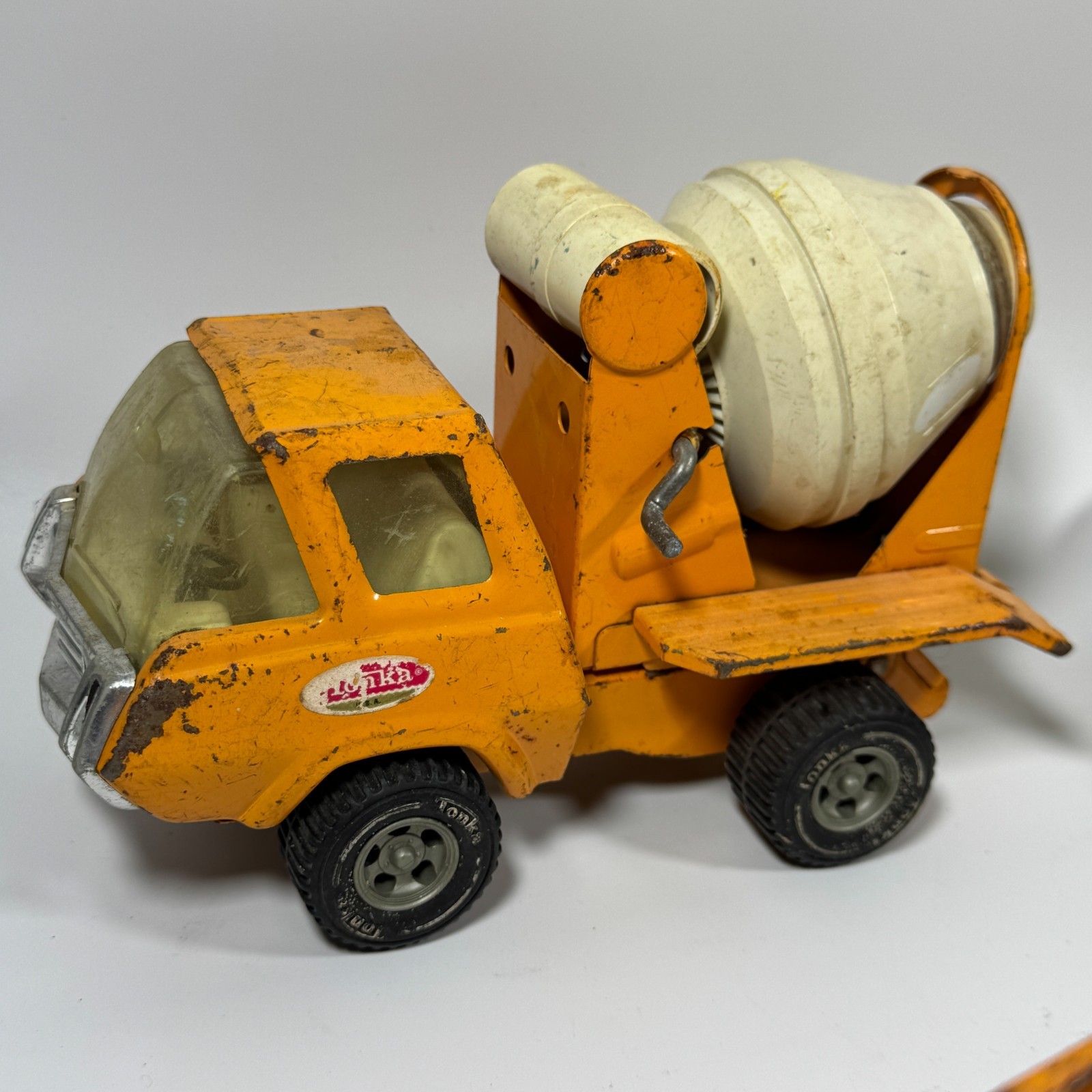 Vintage Tonka Construction Toy Lot 4 Dump Truck Cement Mixer Loader Road Grader