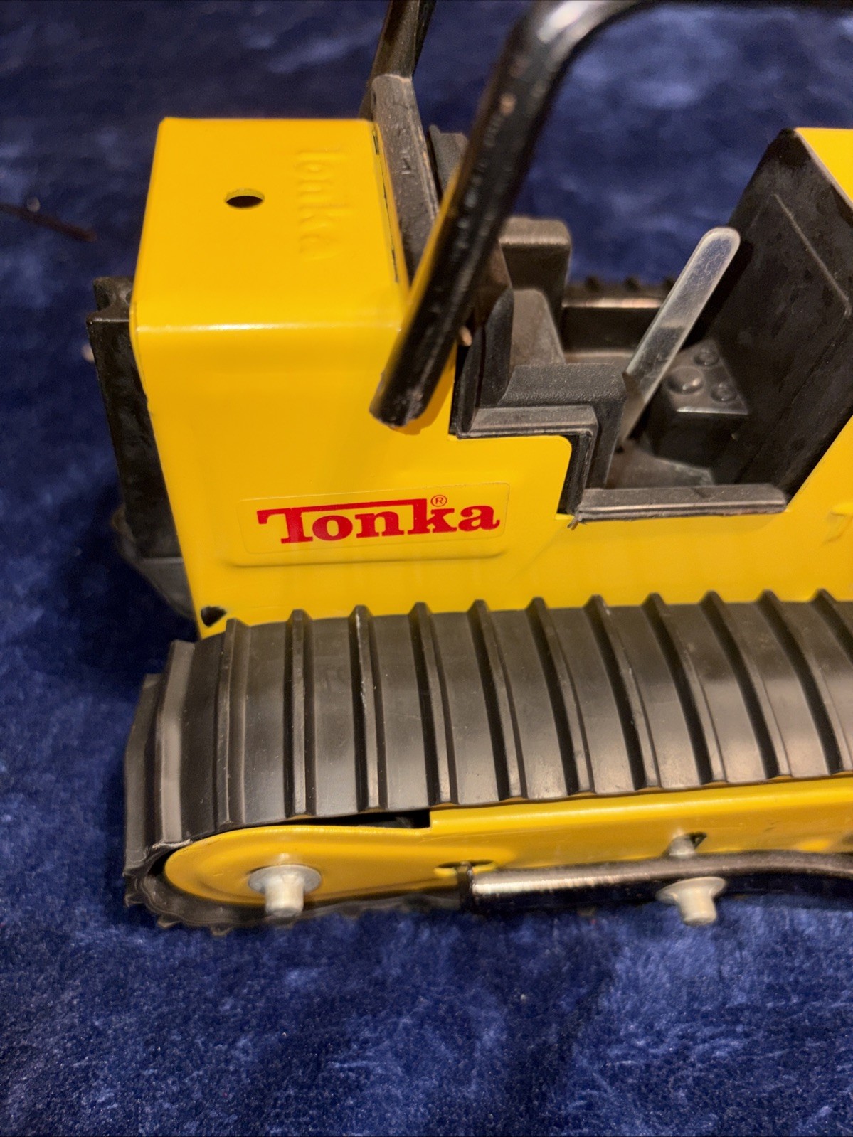 Vintage Tonka T-6 Bulldozer Pressed Steel Construction Toy Tractor