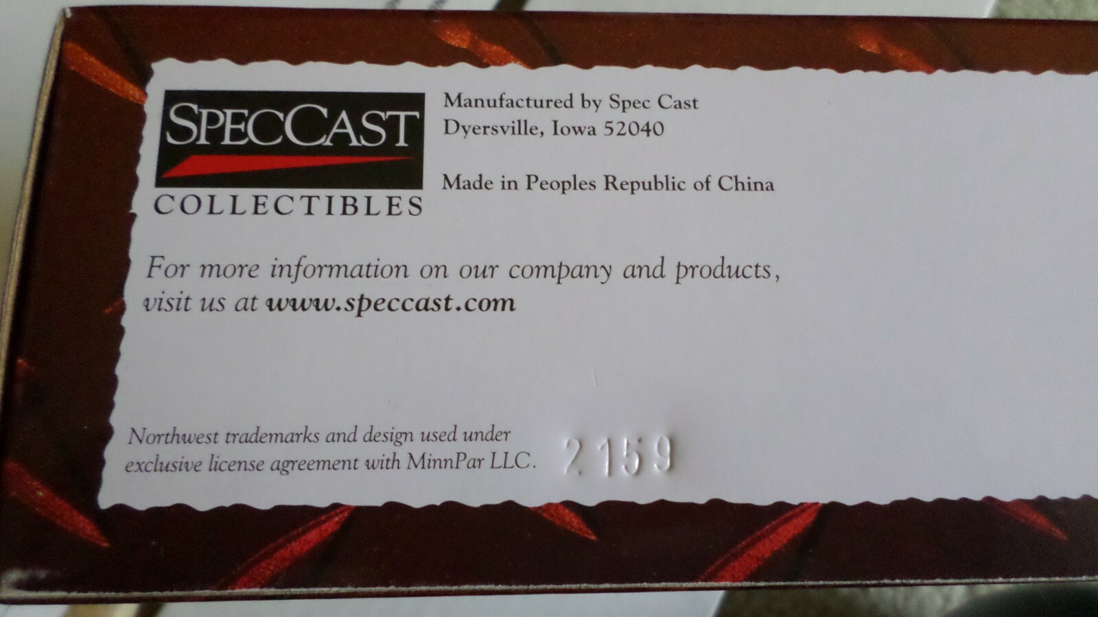 SpecCast Northwest Engineering model 25-D shovel 1:50 or 1/50 scale Box Toy LN+