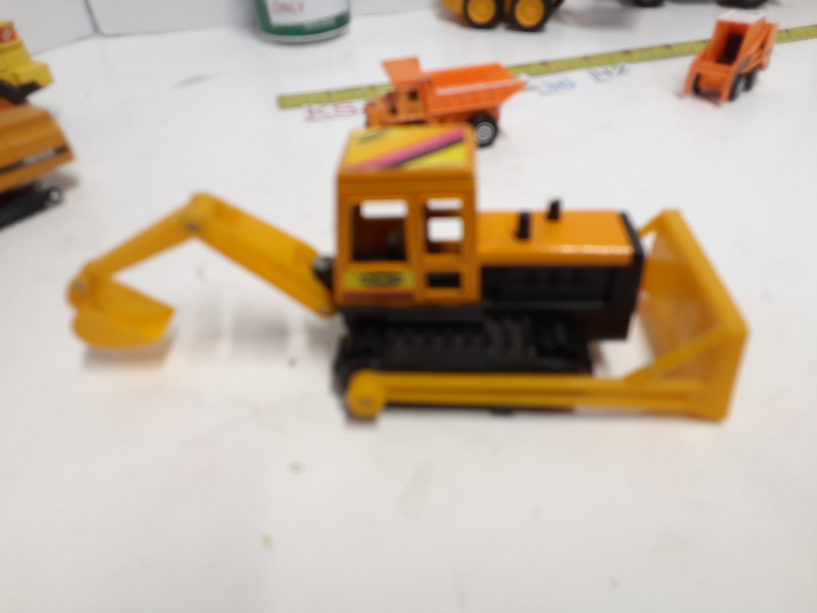 Vintage Majorette Articulated Front End Loader 1:56 &Other Diecast/Plastic Toys