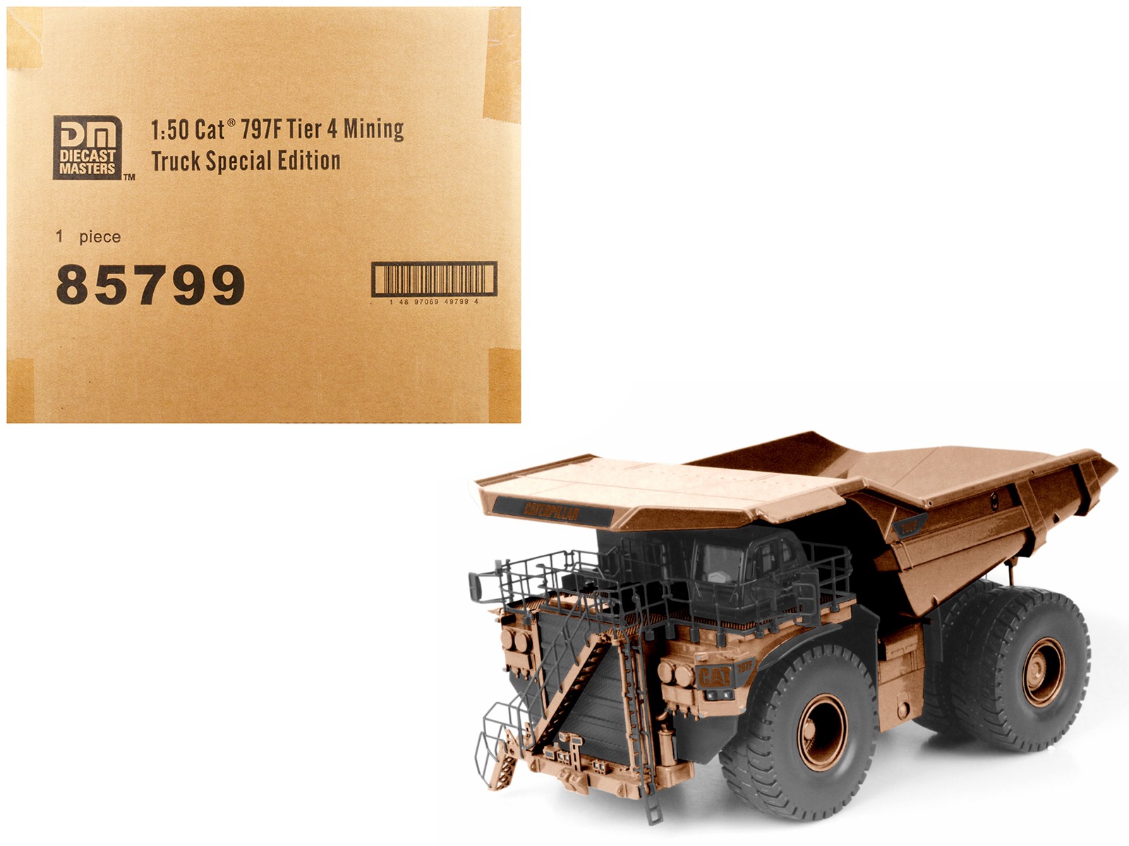 CAT Caterpillar 797F 4 Tier Mining Truck Copper Finish Special Edition Series