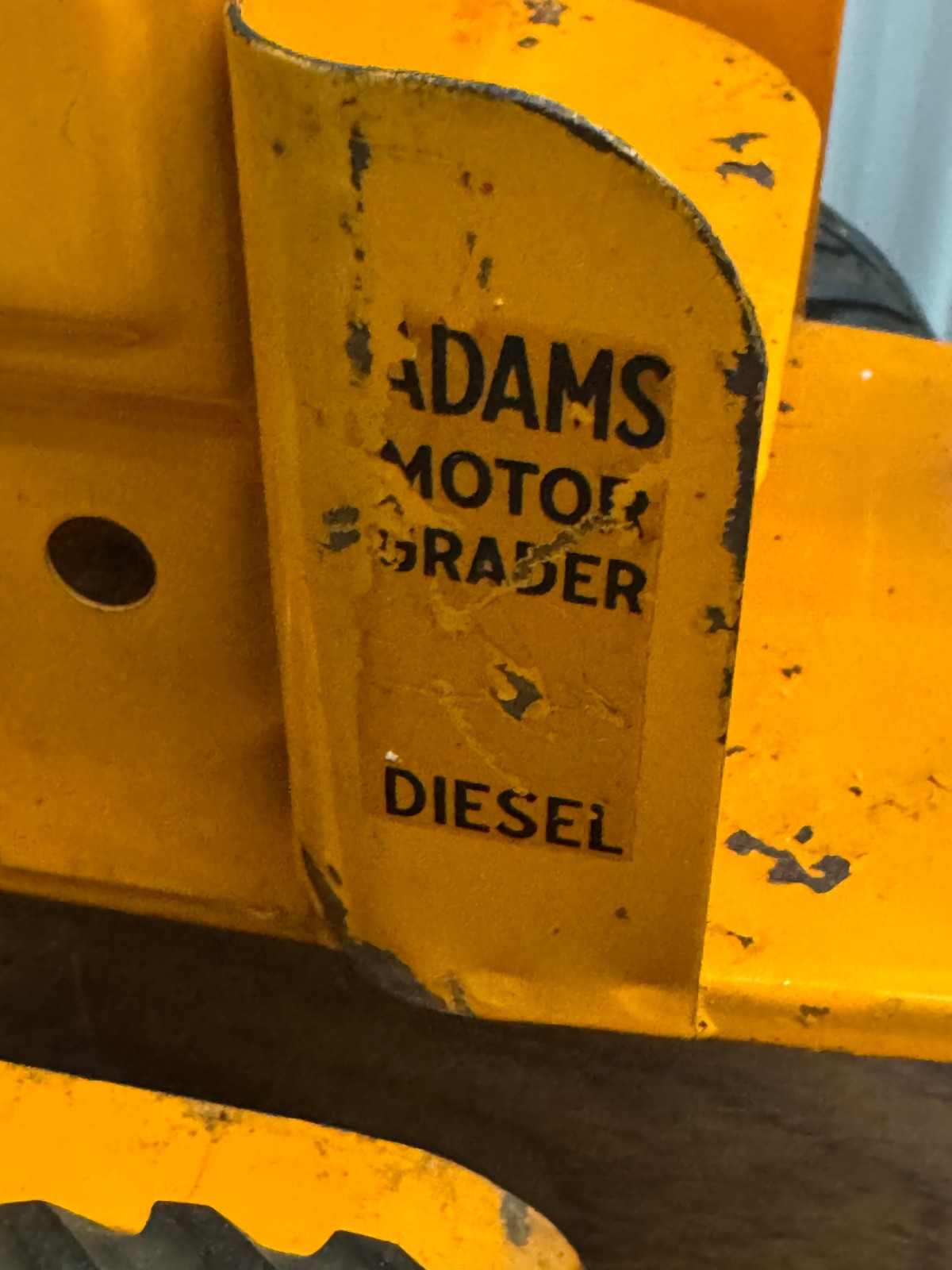 Vintage 1950s Doepke Model Toys Adams Road Grader Pressed Steel